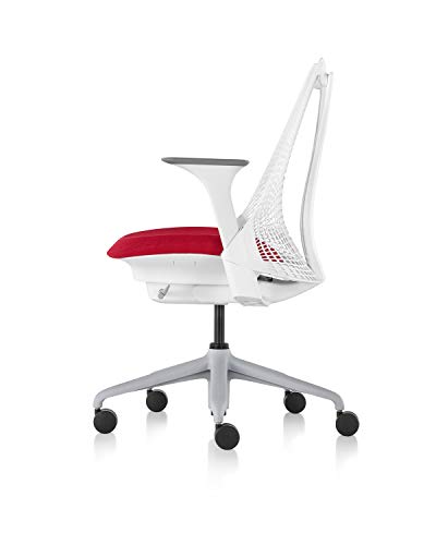Herman Miller AS1SA22PFN265BB98639207 Sayl Chair, Cherry Crepe/Studio White