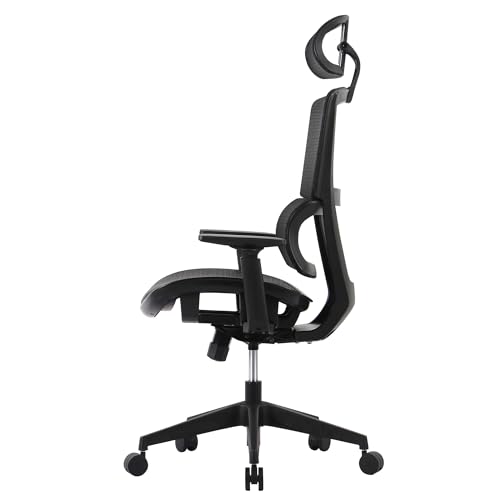 Realspace Radano Mesh High-Back Executive Office Chair, Black - BIFMA Compliant