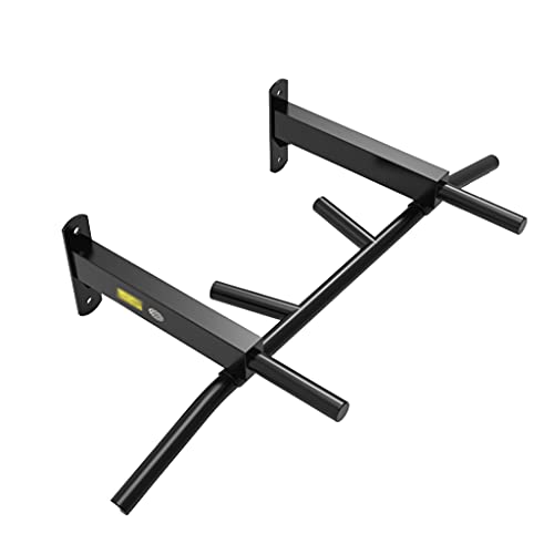 TYX Heavy Duty Chin Up Bars, Wall Mounted Pull Up Bar with Multi Grips, Strength Training Equipment for Home Gym Indoor,Black