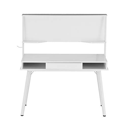 Techni Mobili Study Computer Storage & Magnetic Dry Erase White Board Home Office Desk