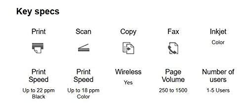 HP OfficeJet Pro 8715 All-in-One All-in-One Touch Screen Bluetooth Wireless Black Printer (Renewed)