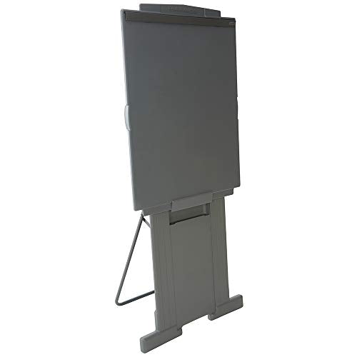 Quartet Easel, Adjusts 39" to 72" High, Collapsible, Portable, Whiteboard, Flipchart Holder, DuraMax Presentation, Gray (200E)