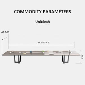 KAGUYASU Large Conference Table for Office Meeting Room (19.7FT)