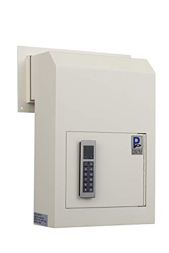 Protex WSS-159E II Through The Door Drop Box with Electronic Lock, Beige