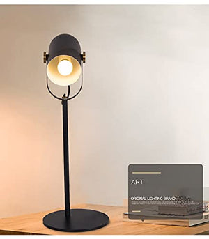 None LED Metal Desk Lamp, Adjustable Goose Neck Table Lamp for Bedroom, Study Room and Office