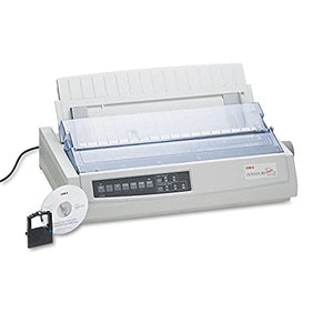 Oki MICROLINE 321 Turbo/n Dot Matrix Printer (62415501),White (Renewed)