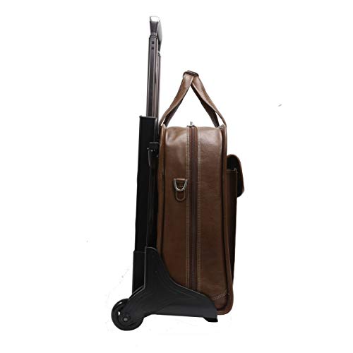 Siamod Women's Pastenello 2-in-1 Vertical Laptop Case,Brown,14"