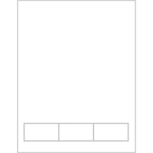 Mailing Labels FC-0013 – Label Sheets – 3 Labels Across, 2 7/12"x1" Labels - can be Used as Personalized Labels, Custom Labels, Packing Slip, Shipping Labels, Label Sheets
