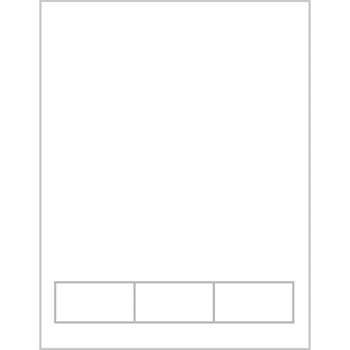 Mailing Labels FC-0013 – Label Sheets – 3 Labels Across, 2 7/12"x1" Labels - can be Used as Personalized Labels, Custom Labels, Packing Slip, Shipping Labels, Label Sheets