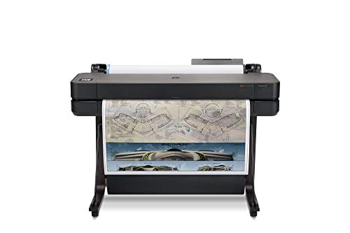 HP DesignJet T630 Large Format Wireless Plotter Printer - 36", with Modern Office Design (5HB11A)