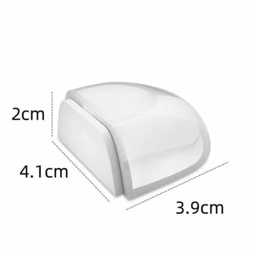 Transparent Acrylic Door Stop Without Punching Holes Silicone Suction Silent - WSKDHD