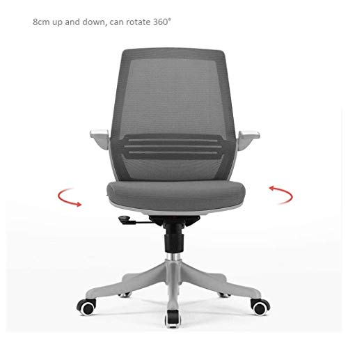 CHCDP Drafting Chair with Flip Up Arm in Black - Home, Office, Student Writing Chair
