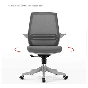 None Drafting Chair with Flip Up Arm in Black - Home/Office/Student Writing Chair