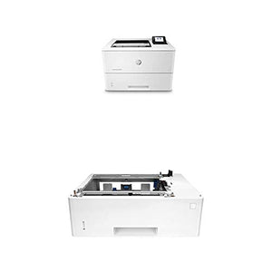 HP Laserjet Enterprise M507n with One-Year, Next-Business Day, Onsite Warranty (1PV86A) with Additional 550-Sheet Feeder Tray (F2A72A), Compatible with Alexa