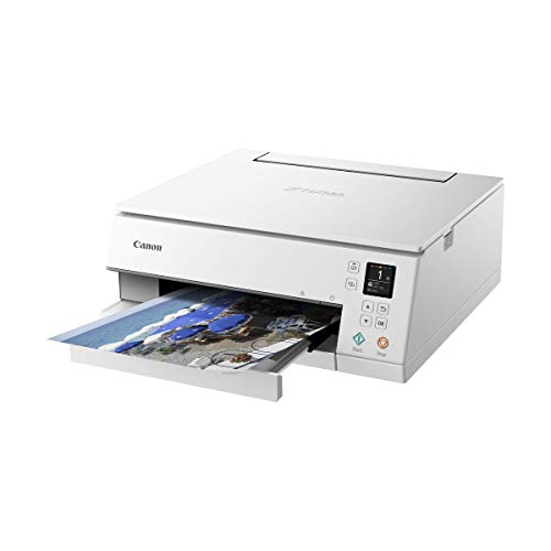 Canon TS6320 All-in-One Wireless Color Printer - White