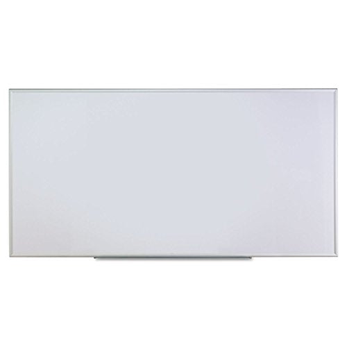 Universal 43627 Dry Erase Board, Melamine, 96 X 48, Satin-Finished Aluminum Frame