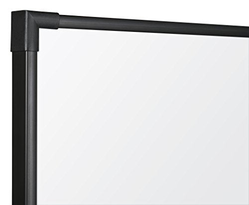 Best-Rite Ultra Trim Porcelain Markerboard, Black Trim, 4 x 5 Feet (2028F-25)
