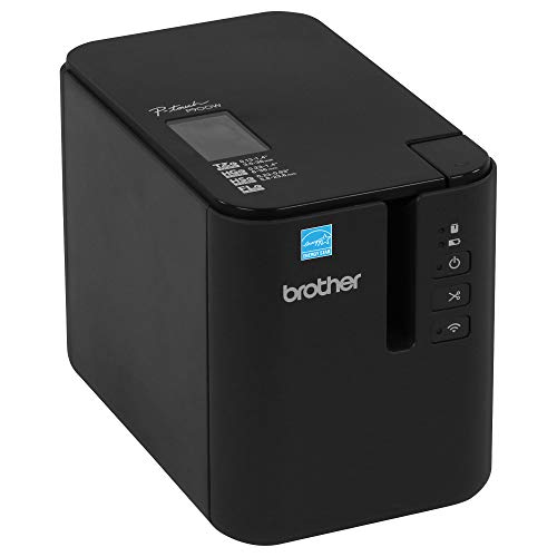 Brother P-Touch PT-P950NW Industrial Network Laminate Label Printer, Up to 36 mm Labels, Standard USB 2.0 and Serial, Ethernet, Built-in Wi-Fi, Optional Bluetooth