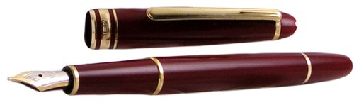 Montblanc Meisterstuck Bordeaux Resin Classique Medium Point Fountain Pen - MB144R