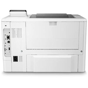 Hewlett Packard Laserjet Enterprise M507dn Monochrome Printer (1PV87A) with Power Strip Surge Protector and Electronics Basket Microfiber Cleaning Cloth