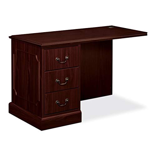HON 94000 Series Mahogany Left-Handed Workstation Return