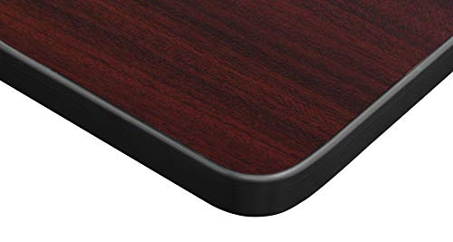 Regency Seating Kobe 72 by 24-Inch Mobile Training Table, Mahogany