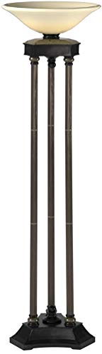 Kenroy Home 32066ORB Colossus 3 Pole Torchiere, 72"H,Oil Rubbed Bronze Finish w/Marble Finished Accent