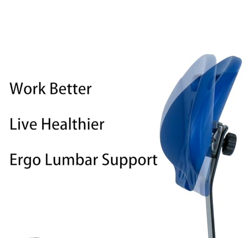 TAKE UR SEAT Deluxe Polyurethane Drafting Lab Stool Chair - Blue
