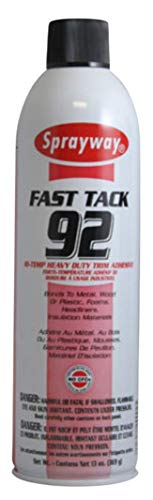 Sprayway SW092-12PK Spray Adhesive, Hi-Temp, Heavy Duty, 20 oz, Pack of 12