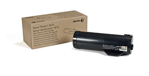 Genuine Xerox Black High Capacity Toner Cartridge (106R02722) - 14,100 Pages for use in Phaser 3610, WorkCentre 3615