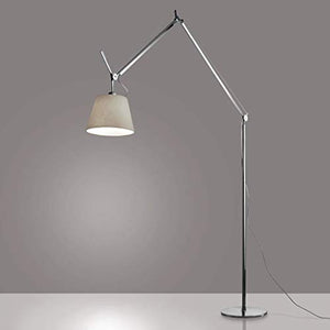 Artemide Tolomeo Mega 150W E26 Floor Lamp | Aluminum Parchment Diffuser | 12