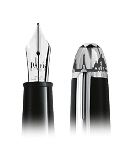 Montblanc Meisterstuck Les Splendeurs de Paris Black Fountain Pen 115932