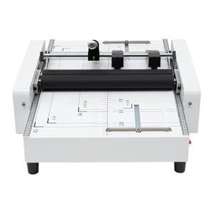 LOYALHEARTDY Manual A3 Folding Binding Machine | Versatile Paper Folding and Binding Booklet Stapler | 60W