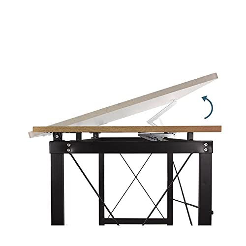 47"x 24" Tiltable Drawing Desk Drafting Table Wood Surface Craft Station Supplies Adjustable Desk Craft Table Drafting Table Office Furniture Drawing Supplies Desk Drawing Table