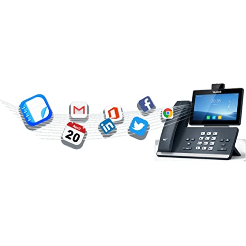 Yealink T58W Pro IP Phone - Corded/Cordless - Wi-Fi, DECT, Bluetooth - Classic Gray