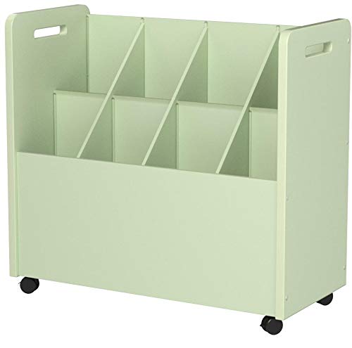 Safco Mobile Roll File, 8 Compartment, Putty - Model 3045