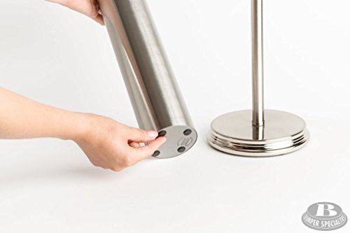 Bumper Specialties, Inc. Recessed Rubber Door Stoppers/Wall Protectors .500" x .140" - 5,000 pcs/Box - BS18 Clear