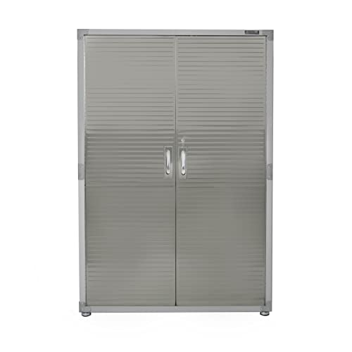 Seville Classics Ultra HD Mega Storage Cabinet - Stainless Steel
