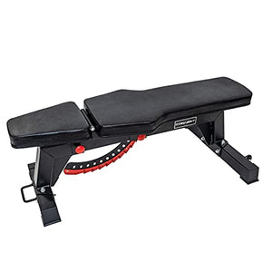 Tru Grit Fitness - Adjustable Power Weight Bench - 14 Foldable Positions - Strength Training Equipment for Home Gym or Office