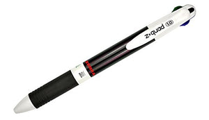 Zebra Pen Z-Quad Low Viscosity 4-Color Ink Pen, 2 Pack (ZEB 26412)