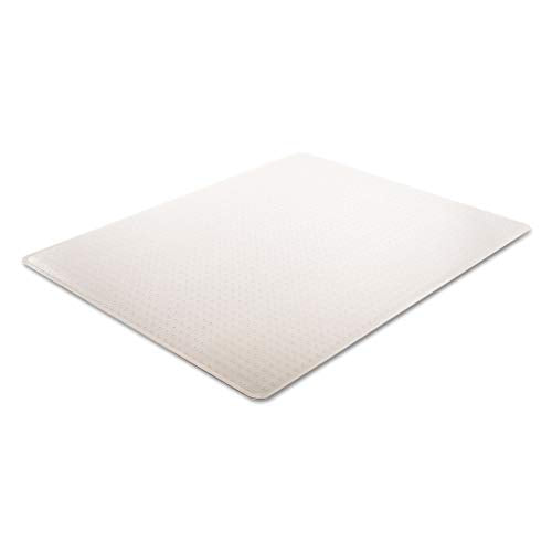 Deflect-O SuperMat Chair Mat for Medium Pile Carpet, 45x53 w/Lip, Clear