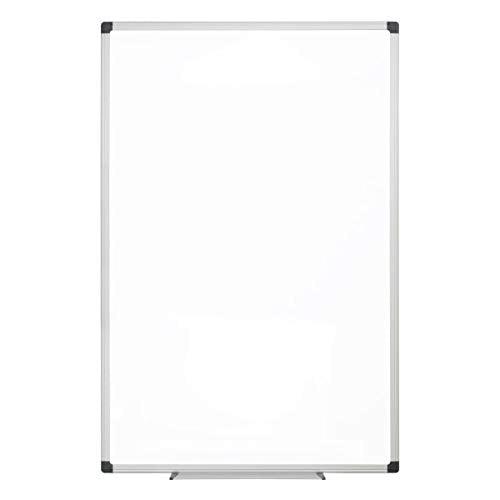 Realspace™ Magnetic Dry-Erase Whiteboard, 48" x 72", Silver Frame