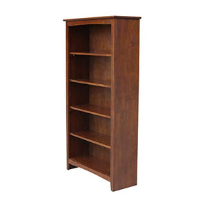 International Concepts Shaker Bookcase, 60-Inch