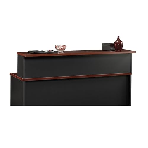 Pemberly Row Classic Cherry Finish Reception Hutch