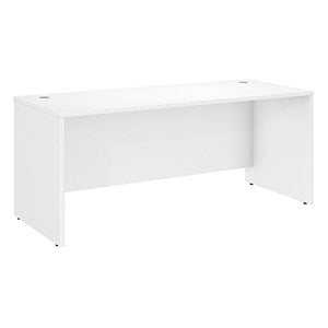 Bush Business Furniture Studio C 72W x 30D Office Desk in White