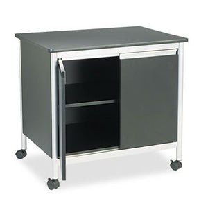 Generic Deluxe Steel Machine Stand, One-Shelf, 32w x 24-1/2d x 30-1/4h, Black