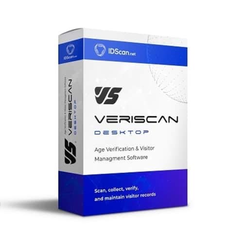 IDWare Age I ID Driver License Verification Solution I VeriScan Desktop for Age Verification & Visitor Management I Ideal for Vape Shop, Tobacco Shop, Nightclub & Bar