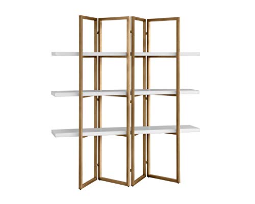 Sunpan 103318 Mixt Bookcase & Shelving White
