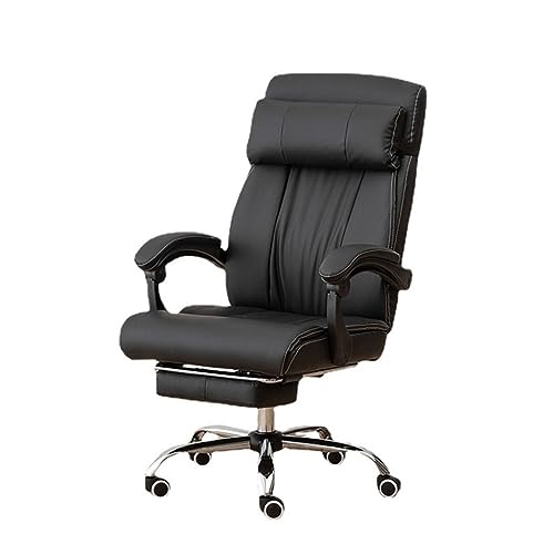 Aluminum Alloy Office Chair with Footrest - Comfortable, Reclining Seat for Work and Relaxation