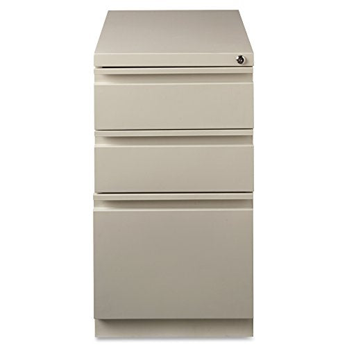 Lorell LLR49526 Mobile File Pedestal, Putty